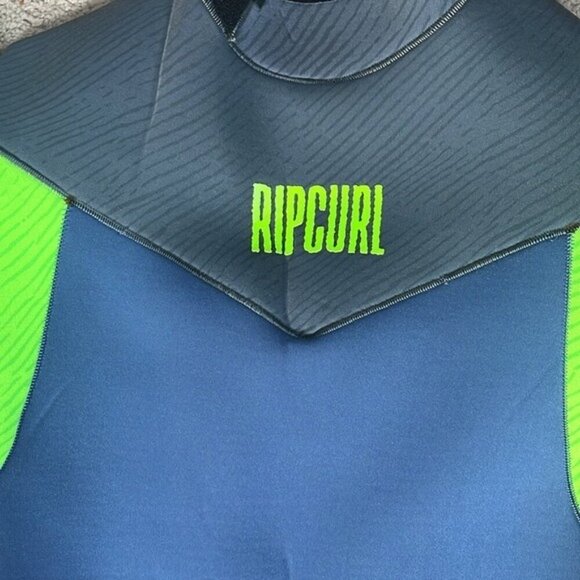 Rip Curl 2mm Dawn Patrol Short Sleeve Springsuit WetSuit Blue Size 12 $120 MSRP - Picture 4 of 8